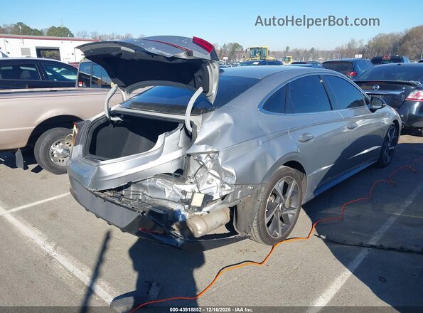 5NPEJ4J27MH064748 2021 HYUNDAI SONATA Gray Задня права чверть