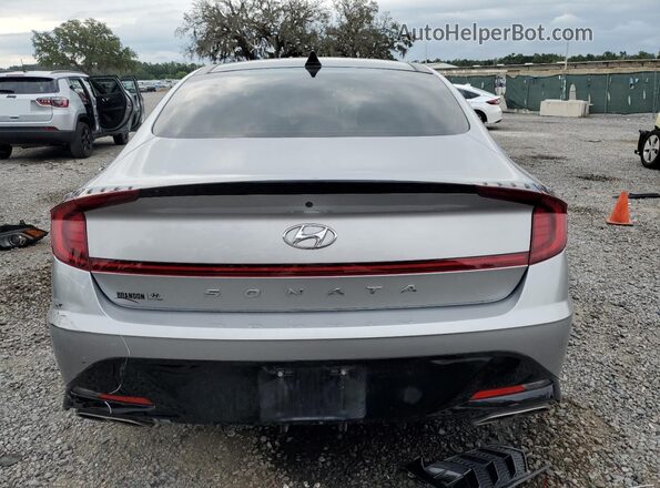 5NPEK4JC0MH108837 2021 HYUNDAI SONATA Gray Հետևի տեսք
