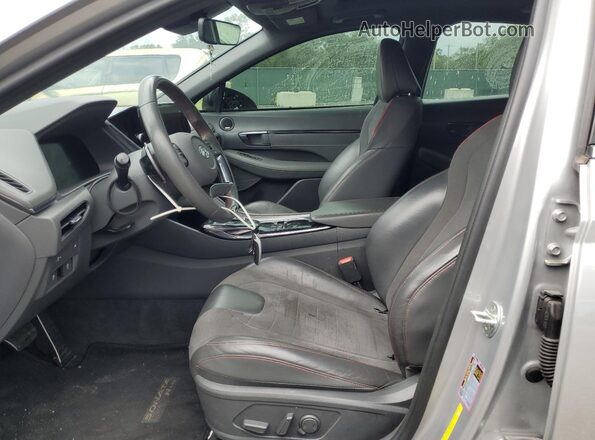 5NPEK4JC0MH108837 2021 HYUNDAI SONATA Gray Սալոնի դիմացի տեսք