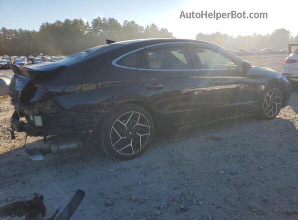 5NPEK4JC9NH134337 2022 HYUNDAI SONATA Black Tył prawy
