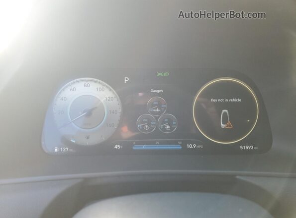 5NPEK4JC9NH134337 2022 HYUNDAI SONATA Black Widok zestawu wskaźników