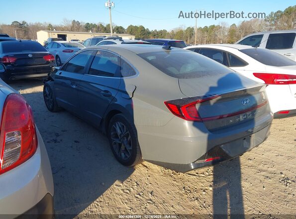 5NPEL4JA2MH066294 2021 HYUNDAI SONATA Gray Trasero izquierdo