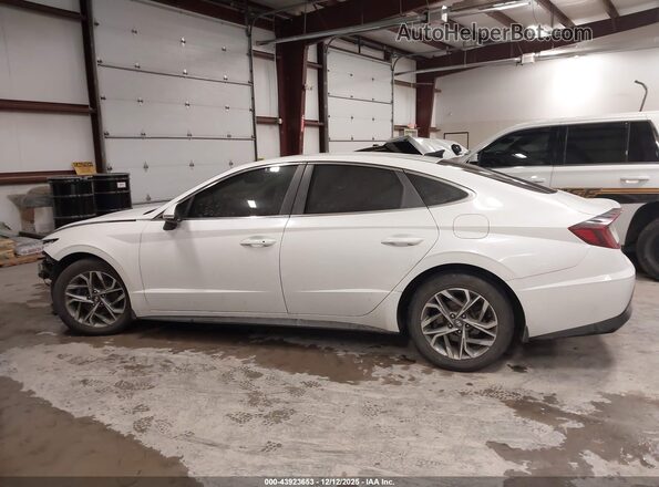 5NPEL4JAXLH052528 2020 HYUNDAI SONATA White Widok wnętrza 360 stopni