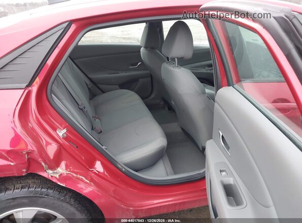 5NPLL4AG3PH091835 2023 HYUNDAI ELANTRA Red VIN կոդի պիտակի տեսք