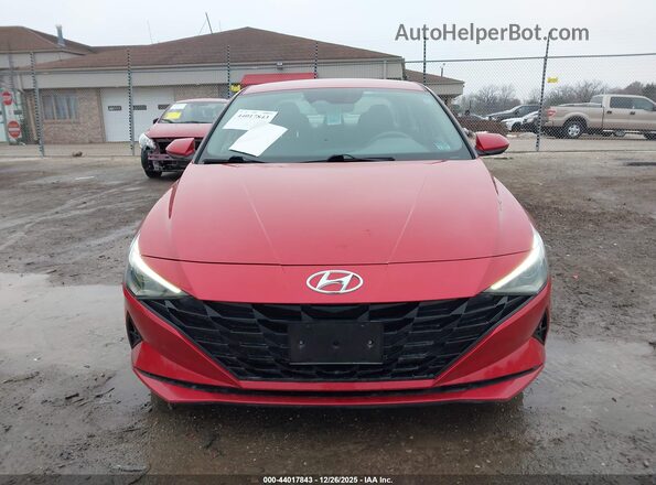 5NPLL4AG3PH091835 2023 HYUNDAI ELANTRA Red Սարքավորումների վահանակի տեսք
