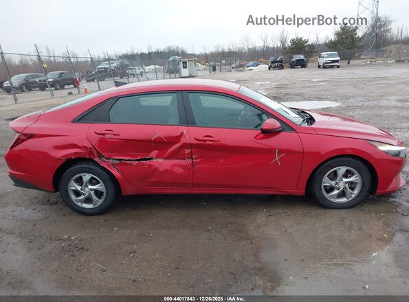 5NPLL4AG3PH091835 2023 HYUNDAI ELANTRA Red Սալոնի հետևի տեսք