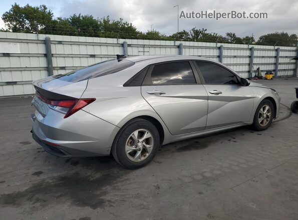 5NPLL4AG4NH061188 2022 HYUNDAI ELANTRA Серебряный Задняя правая четверть