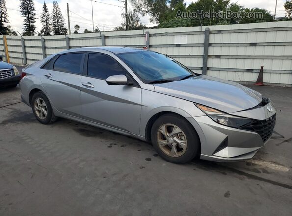 5NPLL4AG4NH061188 2022 HYUNDAI ELANTRA Серебряный Передняя правая четверть