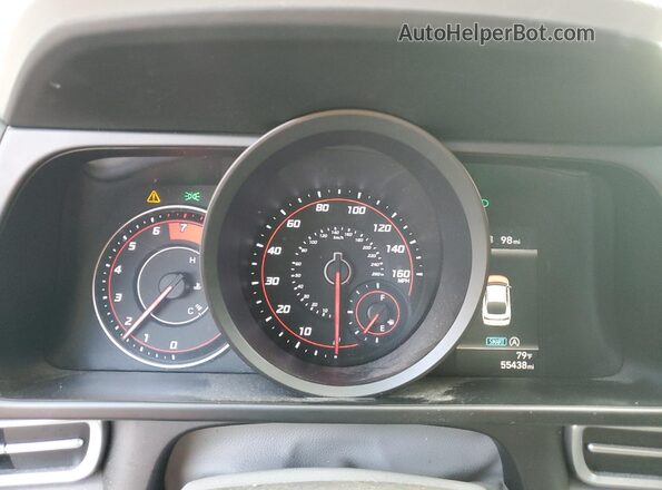 5NPLL4AG4NH061188 2022 HYUNDAI ELANTRA Серебряный Вид щитка приборов