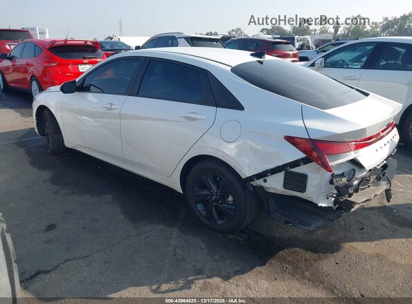 5NPLM4AG0NH083413 2022 HYUNDAI ELANTRA White Հետևի ձախ