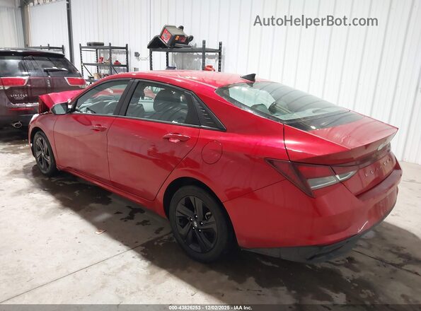 5NPLM4AG2MH048516 2021 HYUNDAI ELANTRA Red Հետևի ձախ