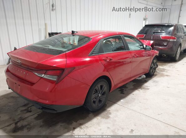 5NPLM4AG2MH048516 2021 HYUNDAI ELANTRA Red Հետևի աջ