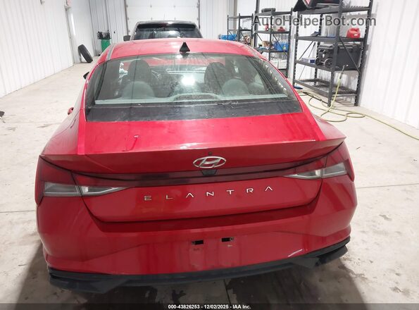 5NPLM4AG2MH048516 2021 HYUNDAI ELANTRA Red 