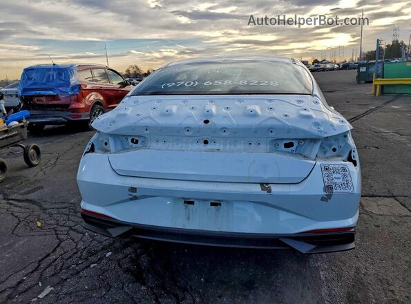 5NPLM4AG2NH079489 2022 HYUNDAI ELANTRA Белый Вид сзади