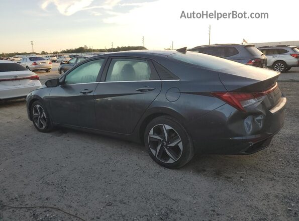 5NPLN4AG1NH082025 2022 HYUNDAI ELANTRA Gray Trasero izquierdo
