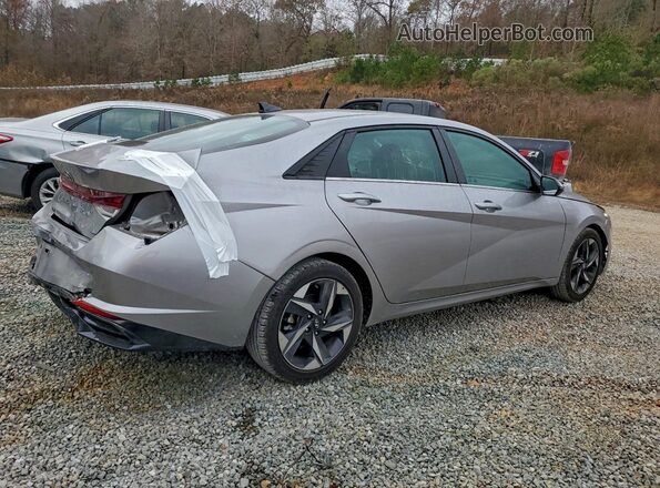 5NPLN4AG3NH063606 2022 HYUNDAI ELANTRA Серебряный Задняя правая четверть