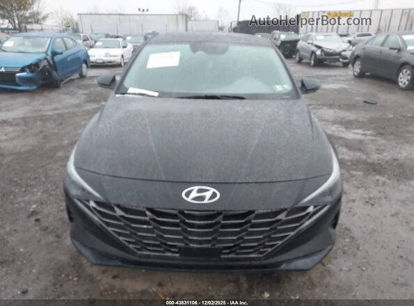 5NPLN4AG4NH075313 2022 HYUNDAI ELANTRA Черный Вид щитка приборов