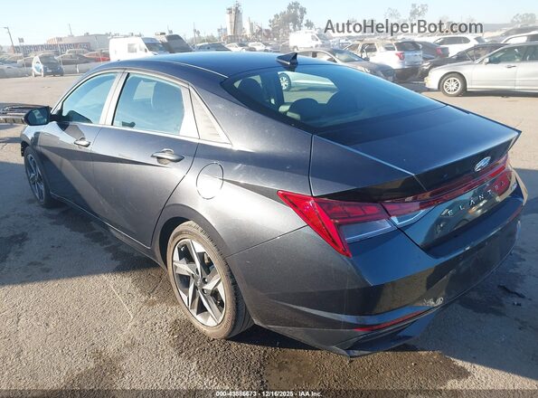 5NPLP4AG3NH069237 2022 HYUNDAI ELANTRA Gray Trasero izquierdo