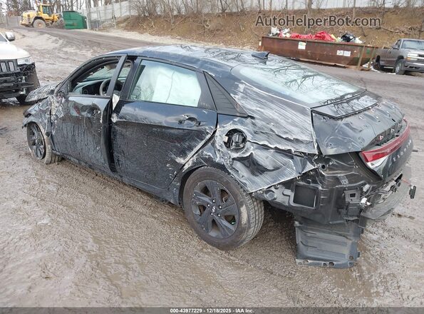 5NPLS4AG0NH079903 2022 HYUNDAI ELANTRA Black Rear left