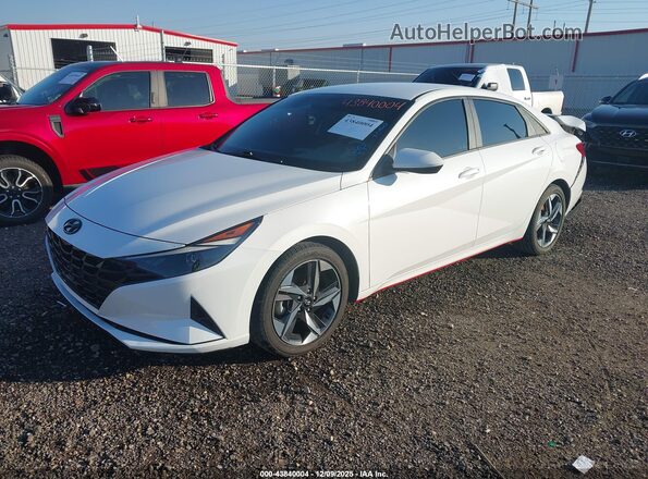 5NPLS4AG4PH097940 2023 HYUNDAI ELANTRA White Vista tres cuartos delantera izquierda