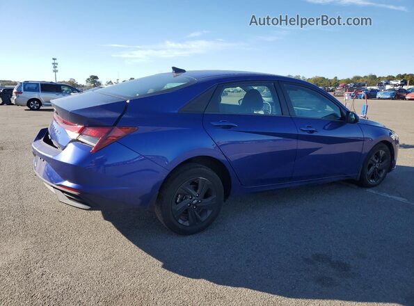 5NPLS4AG7NH082118 2022 HYUNDAI ELANTRA Blue Trasero derecho