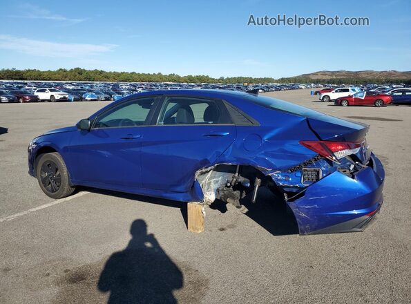 5NPLS4AG7NH082118 2022 HYUNDAI ELANTRA Blue Trasero izquierdo