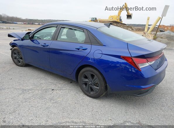 5NPLS4AG8NH057311 2022 HYUNDAI ELANTRA Blue Rear left