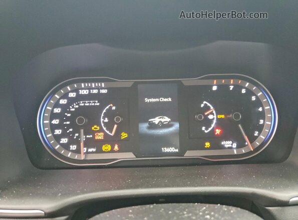 5NTJA4AE8RH096979 2024 HYUNDAI SANTA Gray Widok zestawu wskaźników