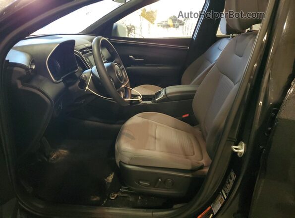 5NTJB4AE4NH031487 2022 HYUNDAI SANTA Black Вид салону спереду