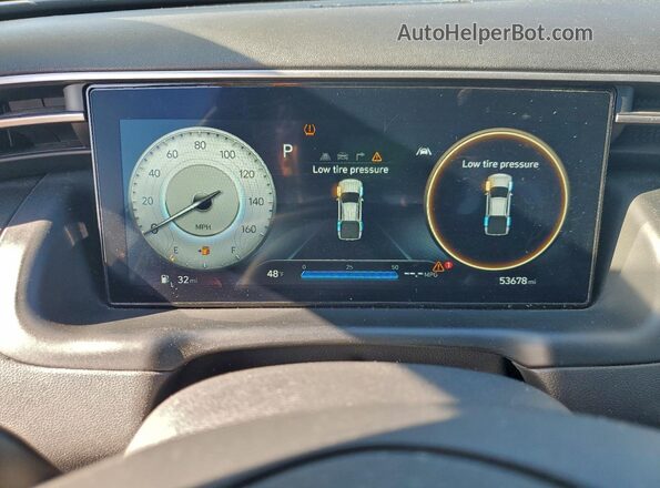 5NTJC4AE4RH092227 2024 HYUNDAI SANTA Gray Вид щитка приладів