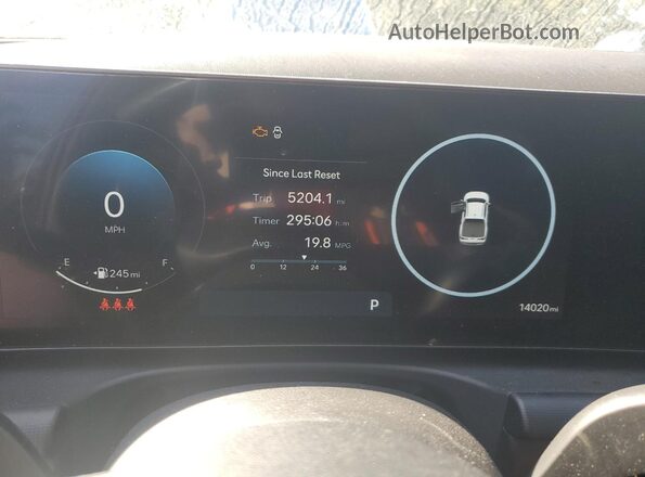 5NTJC4DE5SH132297 2025 HYUNDAI SANTA Black ხელსაწყოთა პანელის ხედი