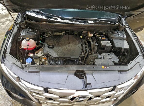 5NTJCDAE5RH090020 2024 HYUNDAI SANTA Black უკანა სალონის ხედი