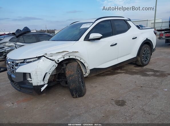5NTJCDAE7NH023347 2022 HYUNDAI SANTA CRUZ White წინა მარცხენა ხედი სამი მეოთხედიდან