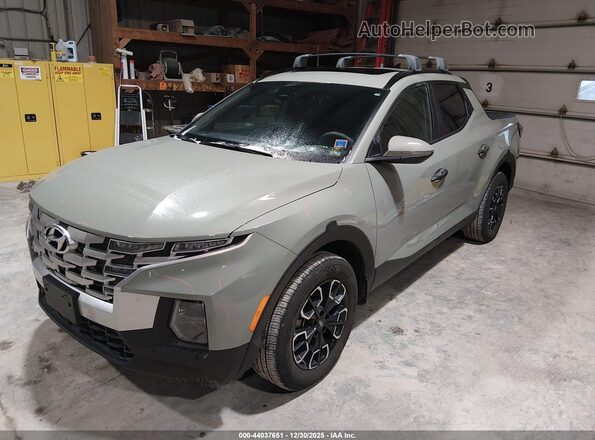 5NTJCDDE2RH113524 2024 HYUNDAI SANTA CRUZ Green წინა მარცხენა ხედი სამი მეოთხედიდან