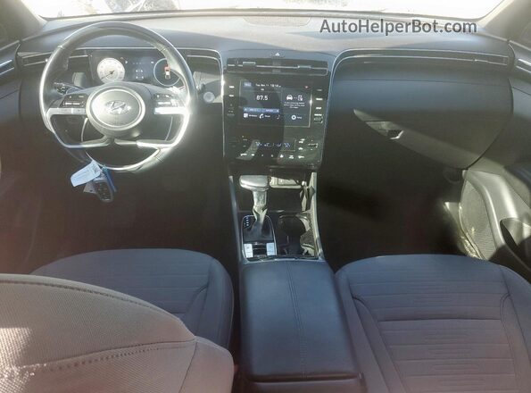 5NTJDDAFXNH007178 2022 HYUNDAI SANTA Blue Widok deski rozdzielczej