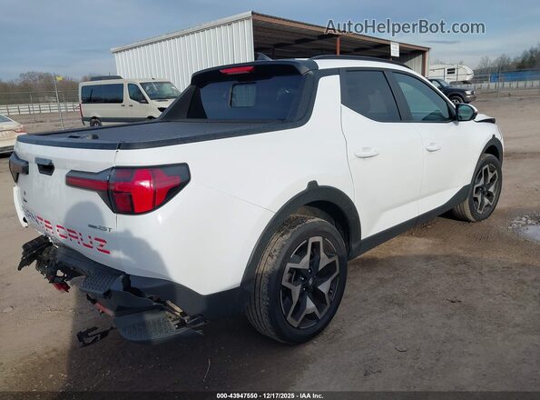 5NTJEDAF2NH032668 2022 HYUNDAI SANTA CRUZ White Задня права чверть