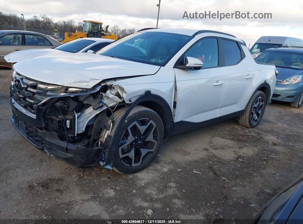 5NTJEDAFXNH013379 2022 HYUNDAI SANTA CRUZ White Առջևի ձախ երեք քառորդ տեսարան