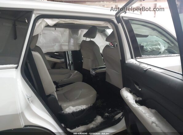 5TDAAAB54SS096392 2025 TOYOTA GRAND HIGHLANDER White Vista de la etiqueta del VIN