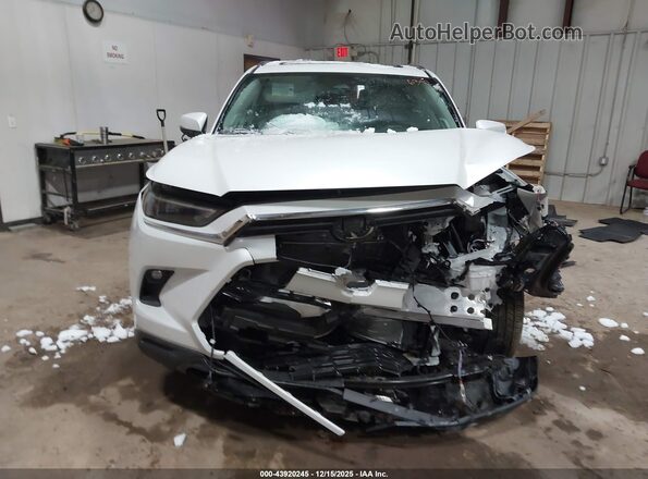 5TDAAAB54SS096392 2025 TOYOTA GRAND HIGHLANDER White Vista del cuadro de instrumentos