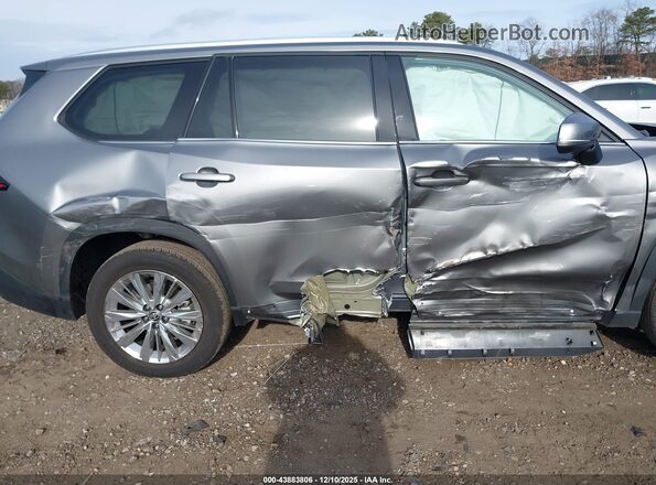 5TDAAAB5XSS072663 2025 TOYOTA GRAND HIGHLANDER Gray წინა ხედი