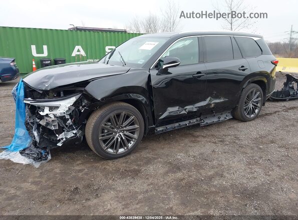 5TDAAAB60SS046775 2025 LEXUS TX 350 Black Առջևի ձախ երեք քառորդ տեսարան