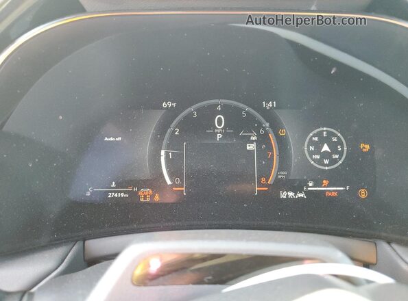 5TDAAAB65RS012003 2024 LEXUS TX Синий Вид щитка приборов