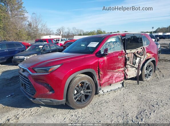5TDACAB50RS006868 2024 TOYOTA LIMITED Red Առջևի ձախ երեք քառորդ տեսարան