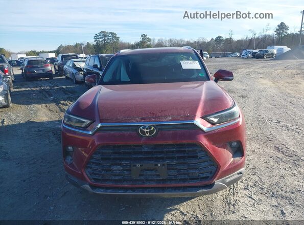 5TDACAB50RS006868 2024 TOYOTA LIMITED Red Սարքավորումների վահանակի տեսք