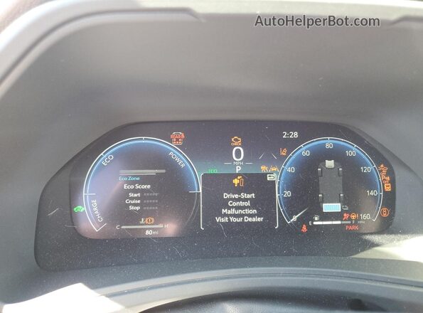 5TDADAB58SS025056 2025 TOYOTA LIMITED Красный Вид щитка приборов