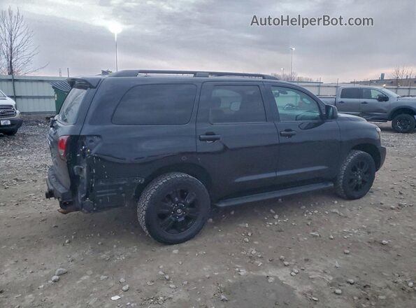 5TDBY5G10JS164022 2018 TOYOTA SEQUOIA Black უკანა მარჯვენა