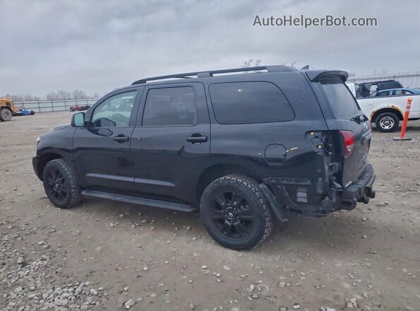 5TDBY5G10JS164022 2018 TOYOTA SEQUOIA Black უკანა მარცხენა