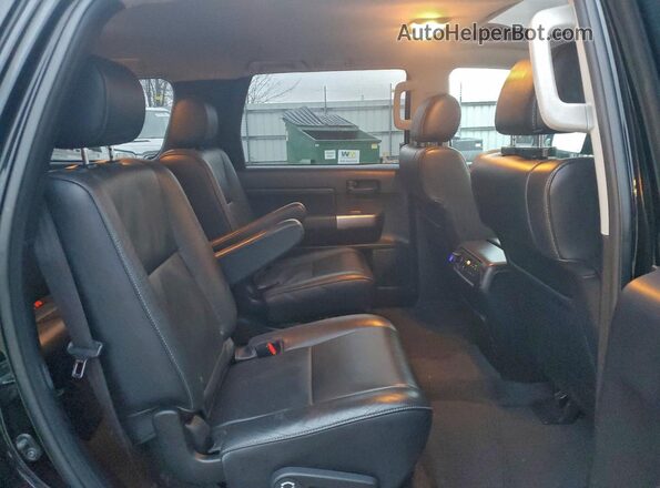 5TDBY5G10JS164022 2018 TOYOTA SEQUOIA Black უკანა სალონის ხედი