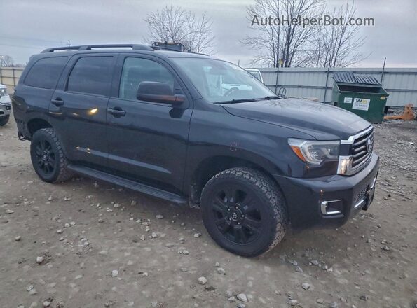 5TDBY5G10JS164022 2018 TOYOTA SEQUOIA Black წინა მარჯვენა