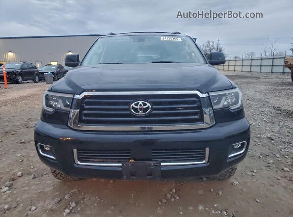 5TDBY5G10JS164022 2018 TOYOTA SEQUOIA Black წინა ხედი
